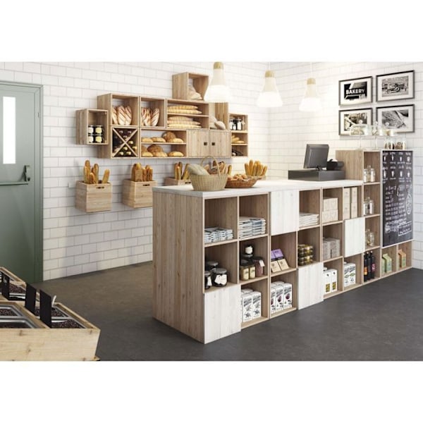 Astigarraga Etagère 3 laatikkoa puusta 105.4cm - dinamic-3