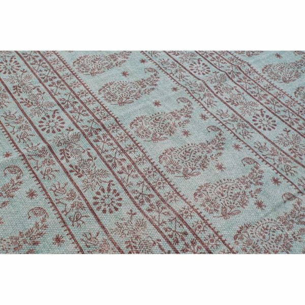 Tapis polyester arabisk DKD Home Decor 120x180x0,4 cm (x2) Blå grön