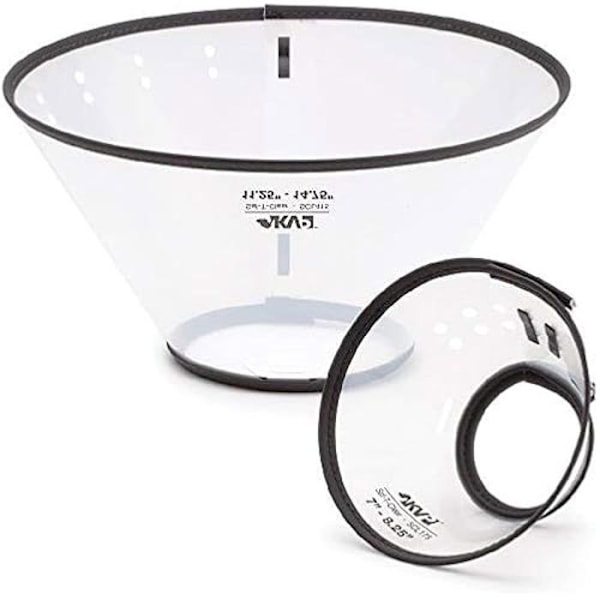 KVP hundhalsband - Saf-T-Clear - Transparent - Justerbar - Bekväm Transparent