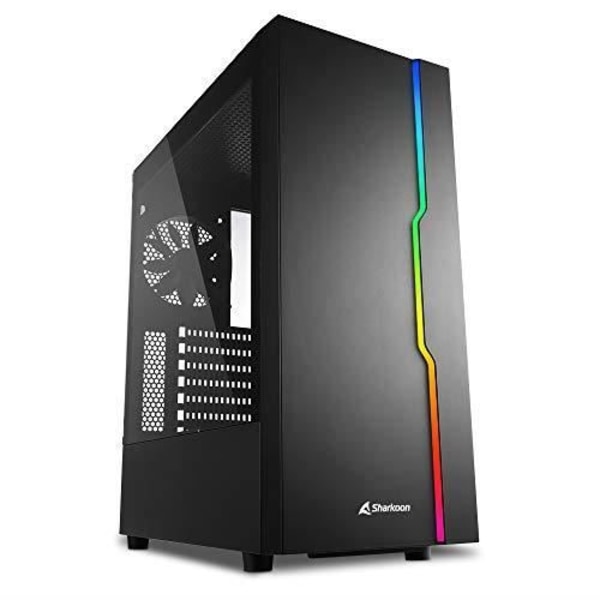 Sharkoon RGB Slider, PC etui. Sort