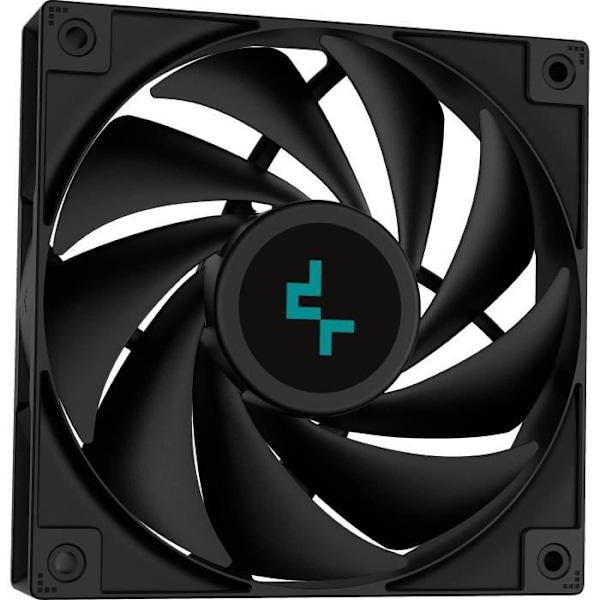 DEEPCOOL - LS520S Zero Dark - Vandkøling AIO CPU - 2x120mm - Sort