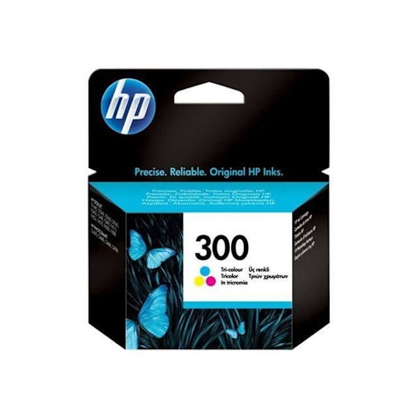 HP 300 printerpatron - CC643EE - Farve (cyan, magenta, gul) - 165 sider