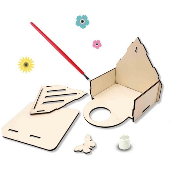 Butterfly Hotel - Educational Toy - SES CREATIVE - Build and decorate a butterfly hotel. Flerfärgad