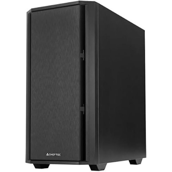 Computer Case - CHIEFTEC - AZ-01B-OP - Mini Tower - Black - Soundproof - 1 PWM 120mm Fan