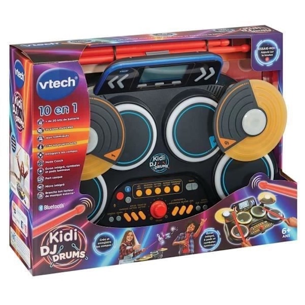 VTECH KIDI DJ TRUMMOR Flerfärgad