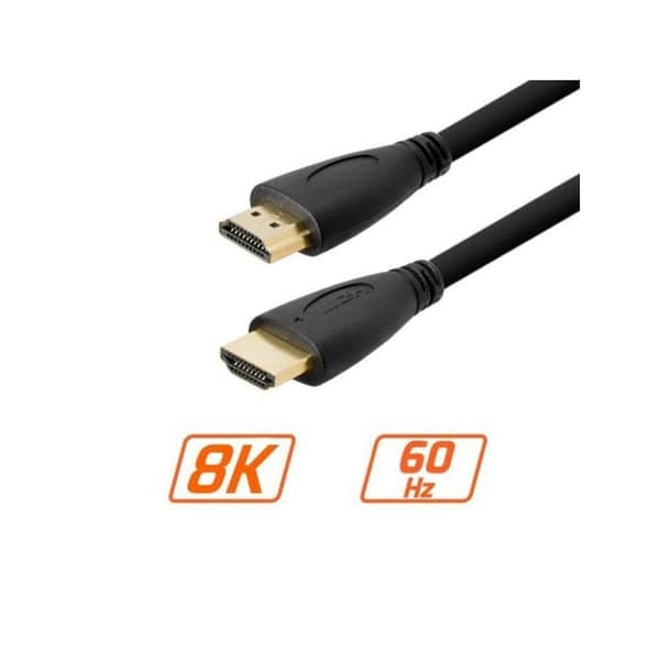 HDMI kabel - PcCom - PCCES-CAB-HDMI21 - 3 meter - Multicolor - Video mångfärgad