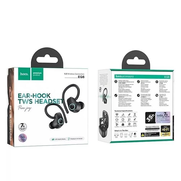 Langattomat Hoco Bluetooth-kuulokkeet, kannettava latauskotelo – kätevä säilytys ja nopea lataus