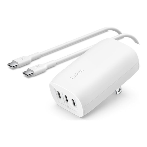 Virtalähde - Belkin - Belkin BOOST CHARGE - PPS-tekniikka - 67 wattia - 3,25 A - PD 3,0, virtalähde Vit