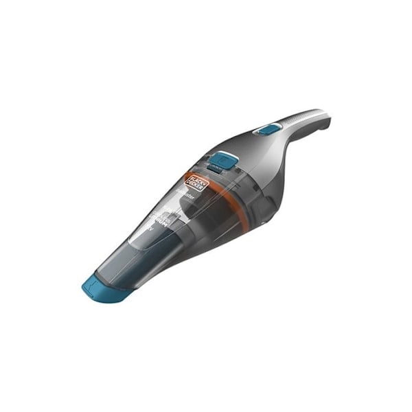 BLACK+DECKER NVC215WA-QW Trådløs håndstøvsuger - 7,2 V - Opladningsbase - 15,5 børste, 385 ml, sølv og blå NVC215WA-Q