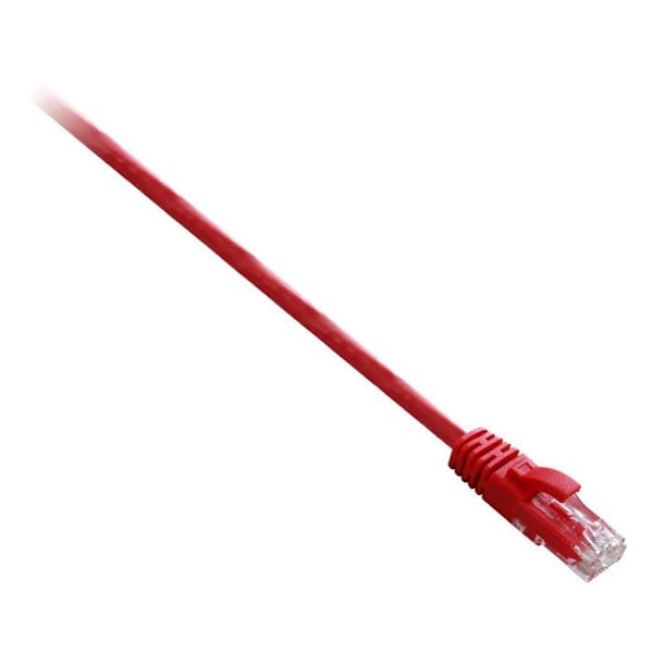 V7 netværkskabel V7CAT6STP-10M-RED-1E - 10 m Kategori 6 - Til modem, router, hub, panel, vægplade, pc