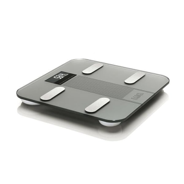 Laica PS7005, Elektronisk vægt, 180 kg, 100 g, kg, Rektangulær, Grå, Rustfrit stål