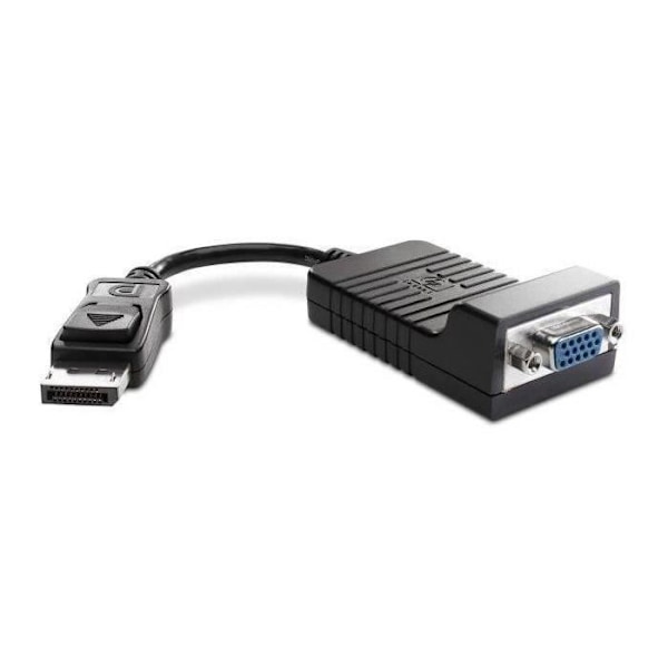 HP DisplayPort/VGA-videokabel - til videoenhed, bærbar computer - første ende: 1 x DisplayPort han audio/video