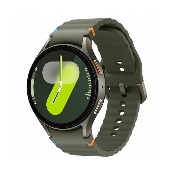 Samsung Galaxy Watch7 44 mm smartur med rund ansigt i grøn med 1,47" touchskærm, tilslutning, WiFi 5, NFC
