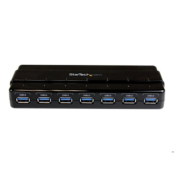 HUB - STARTECH.COM - ST7300USB3B - USB 3.0 keskitin / keskitin virtalähteellä - 7 porttia