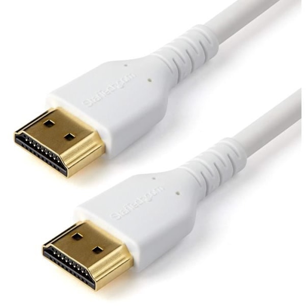 STARTECH RHDMM2MPW nopea HDMI-kaapeli Ethernet 4K 60 Hz 2 m Vit