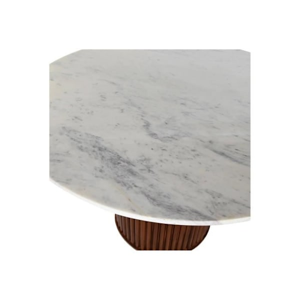 MARMOR SPISEBORD MED METALBEN 110X11 Unico