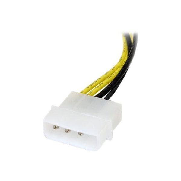 STARTECH.COM LP4 till 8Pin PCI Express grafikkort Strömadapterkabel - AC Adapter - 15 cm