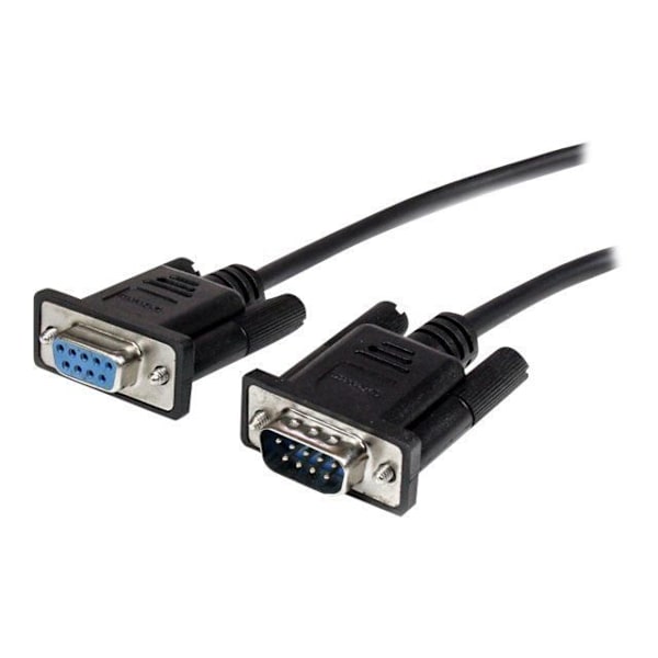 DB9 RS232 seriel kabel i direkte forbindelse - STARTECH - Seriel kabel forlænger - Sort