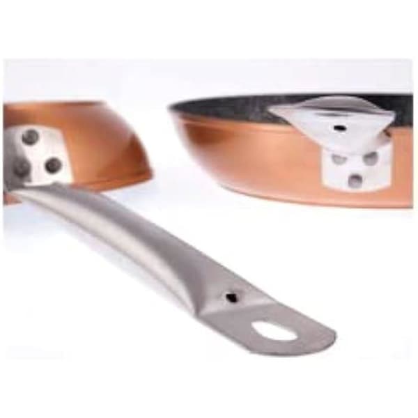 Pannor - KOOPER - 2-pack - Smidd aluminium - Xylan non-stick - Induktionskompatibel Koppar