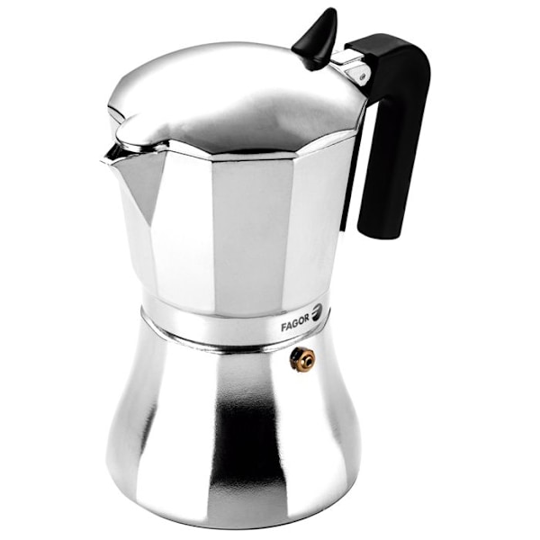 Cafetera Espresso - FAGOR - Cupy - Aluminium - 12 Koppar - Induktionskompatibel