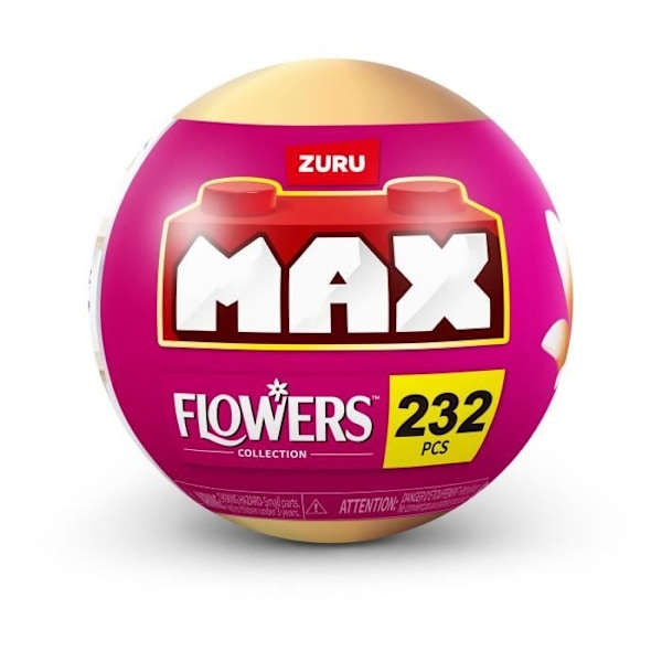 Byggsats - ZURU - Långa Blommor - Max 243 bitar - 10 designer - Bukett att montera Flerfärgad