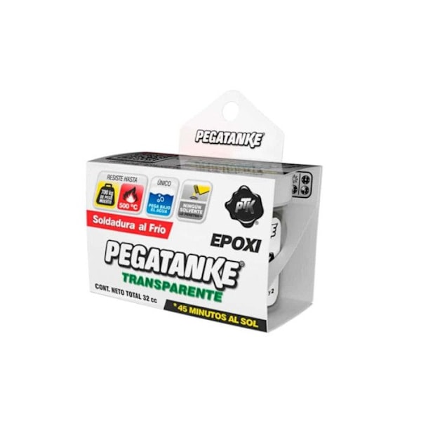 Tvåkomponents epoxilim PEGATANKE Transparent 32GR Transparent