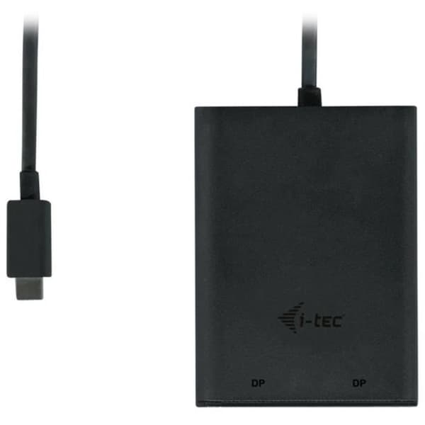 Extern videoadapter - I-TEC - C31DUAL4KDP - 2 x DisplayPort - USB-C 3.1 - 4K Ultra HD