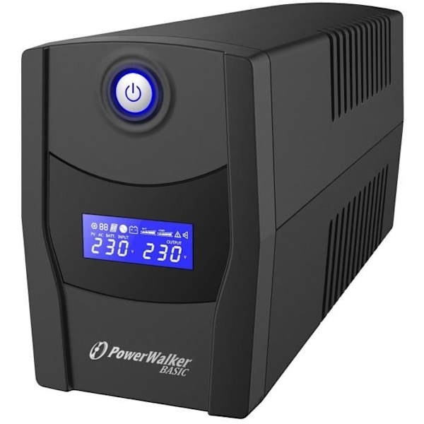 Ondulátor POWERWALKER VI 800 STL - Linjeinteraktivitet - 0,8 kVA 480 W - 2 Udgange
