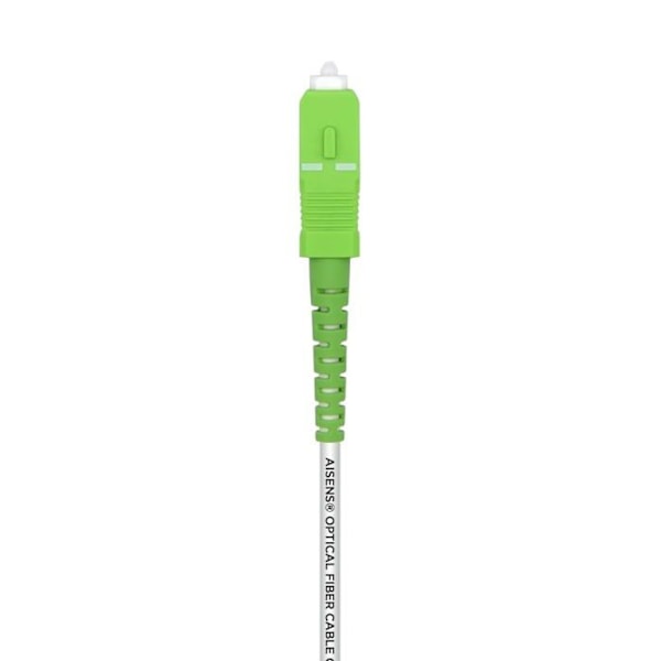 Aisens - A152-0500 - Flexibel fiberoptisk kabel G657A2 3.0 9/125 SMF simplex Dca LSZH, SC/APC-SC/APC, 20 m