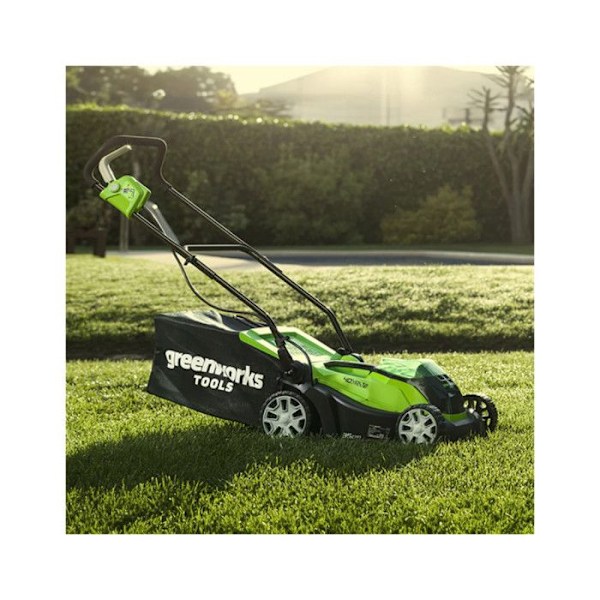 Greenworks Plæneklipper uden batteri 40 V G40LM35 2501907