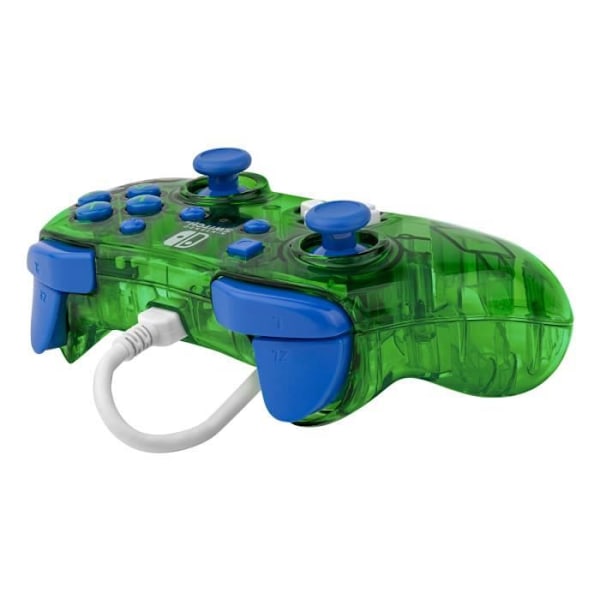 Spilcontroller - Rock Candy - Super Mario LUIGI - Kablet - Lyse farver - Ergonomisk Ljusa färger