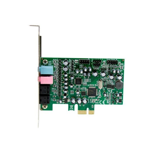 STARTECH PCI Express 7.1 kanavaa surround-ääntä varten - 24 bittiä 192 KHz - 92 dB - S/PDIF-lähtö