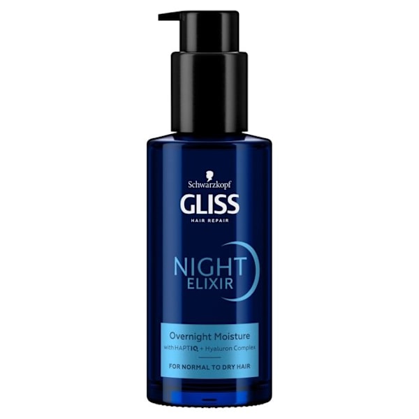 Hiustenhoito - Gliss - Yöhoito - 100ml - Normaalit ja Kuivat Hiukset - Ilman Huuhtelemista