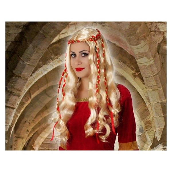 Perruque Medeltida Princessa Blont Blond
