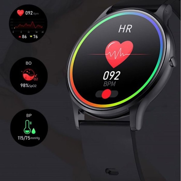 Smartwatch - Radiant - Miami Collection - Hjertefrekvens, blodtryksmåler, søvnmonitorering