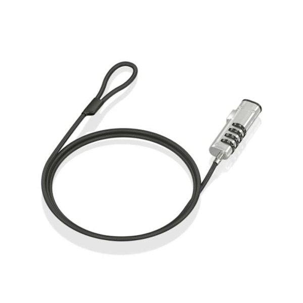 AISENS SÄKERHETSKABEL NANO KOMBINATIONS LOCK 1,5M