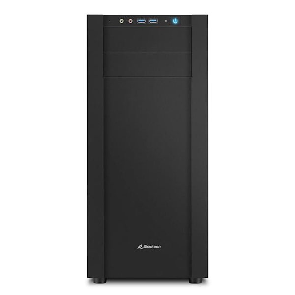 Sharkoon S25-W Midi Tower ATX PC-etui - 5 interne båse - Vandkølingsporte