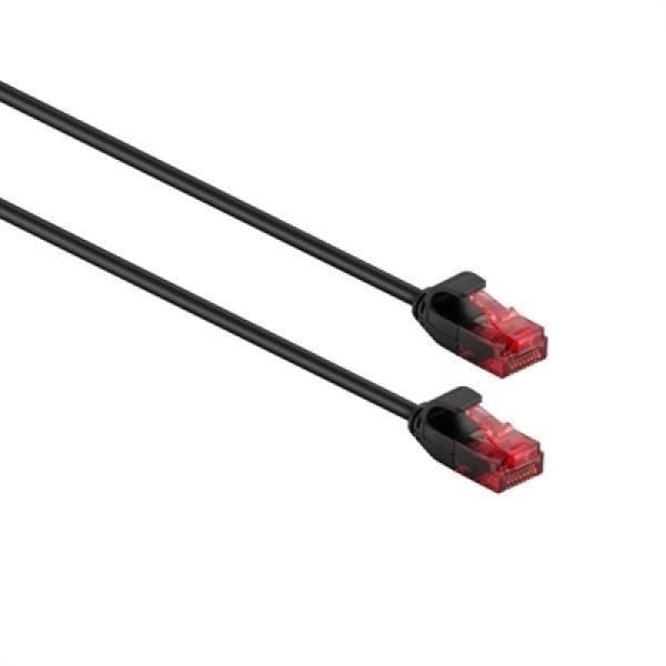 EWENT IM1046 Cat6 netværkskabel - 2m - U/UTP (UTP) - RJ-45 - Sort