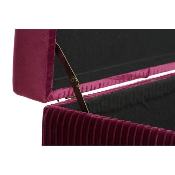penkki 110 x 42 x 44 cm viininpunainen metalli
