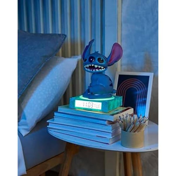 Lampe 3D - KIDS EUROSWAN - Stitch - Väckt - Larm - Datum - Flerfärgad Multifärgad