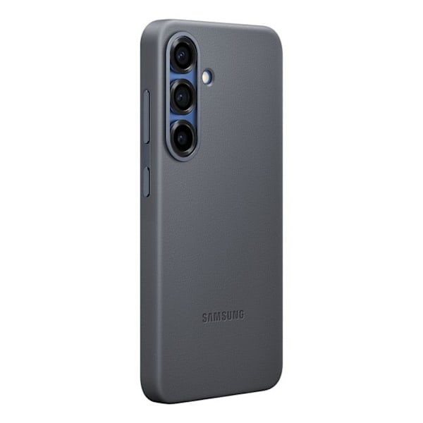 Skyddsfodral - Kindsuit - Samsung Galaxy S25 - Äkta läder - Stötbeständig - Svart Svart