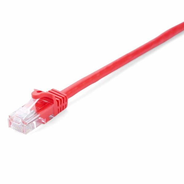 V7 netværkskabel - V7CAT6UTP-02M-RED-1E - 2m CAT 6 - Rød - Støbt, uden krog
