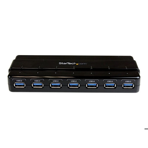 HUB - STARTECH.COM - ST7300USB3B - USB 3.0 keskitin / keskitin virtalähteellä - 7 porttia