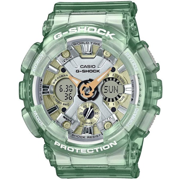 Klocka - Casio - GMA-S120GS-3AER - Kvarts - Analog - Grönt plastband Grön