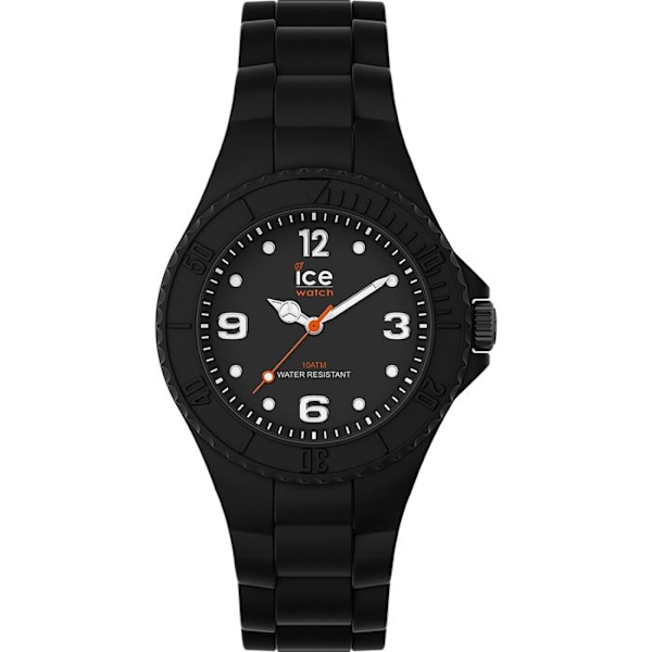 Ur - ICE WATCH - Ice Generation Black Forever - Silikonerem - Sort og hvid urskive - 34mm sort