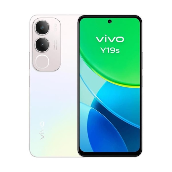 Vivo Y19s 4G 6 Go/128 Go Hopea (Pearl Silver) KaksoisSIM Helmi, Hopea