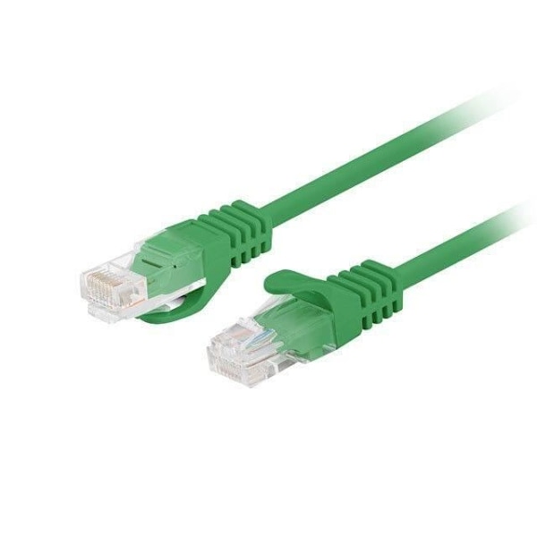Lanberg Patchcord cat.6 UTP 1M 10-pack fluke hyväksytty vihreä - 5901969436020