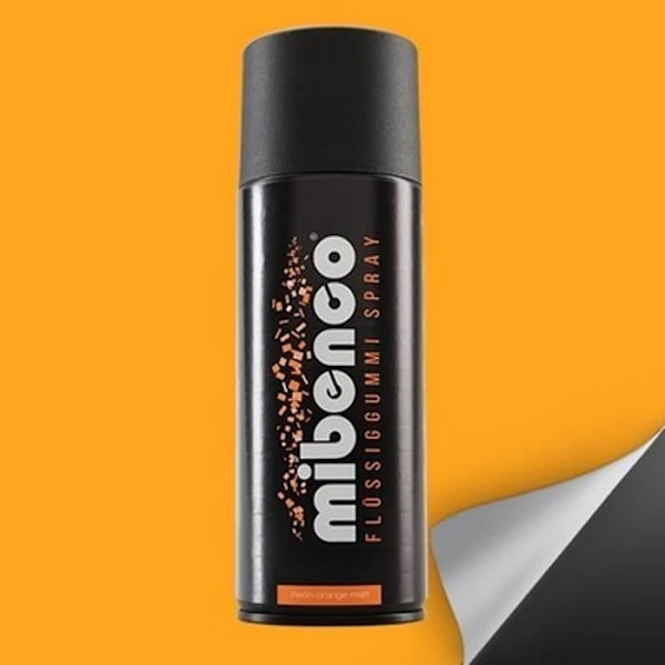 Mibenco nestemäinen kumisuihke 400 ML ORanssi NEON MATE - MIBENCO
