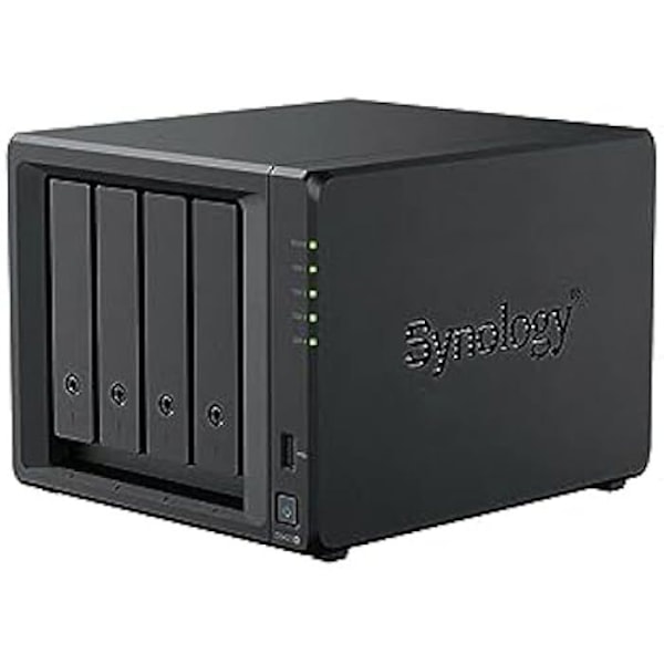 NAS server - SYNOLOGY - DS423+ - 4 Båser - Celeron J4125 processor - Gigabit Ethernet Sort