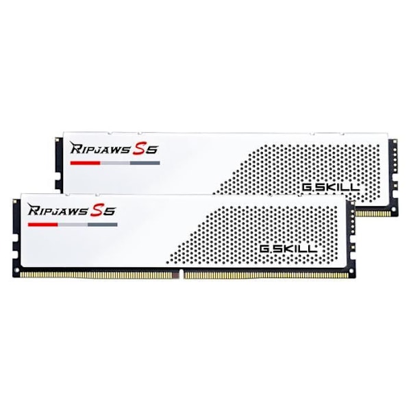 RAM DDR5 - G.Skill - RipJaws S5 - 96 GB - 5200 MHz - CL40 - Hvid